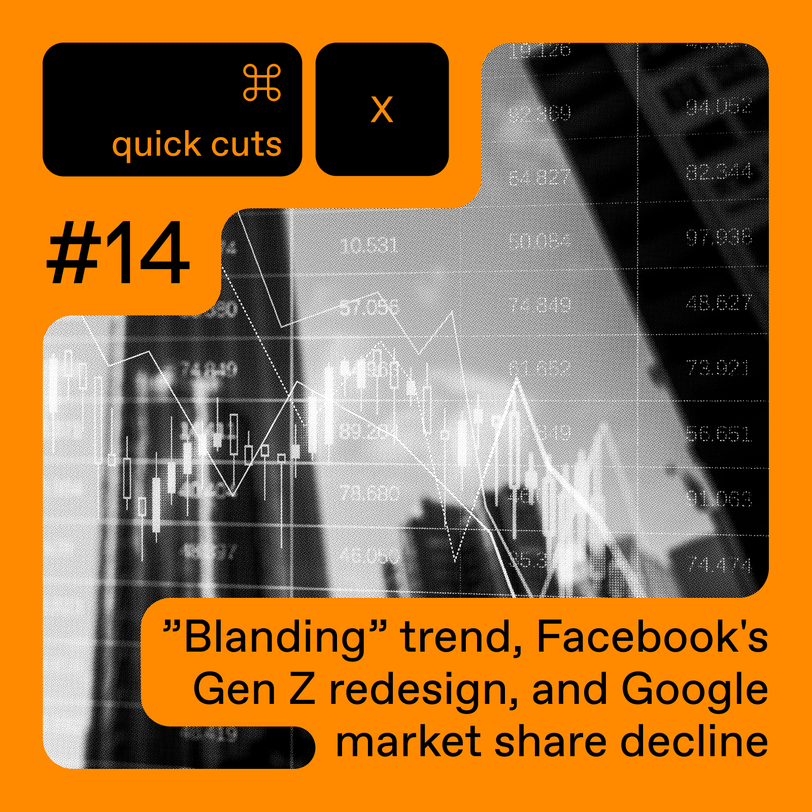 Quick Cuts #15: ”Blanding" trend, Facebook's Gen Z redesign, and Google market share decline