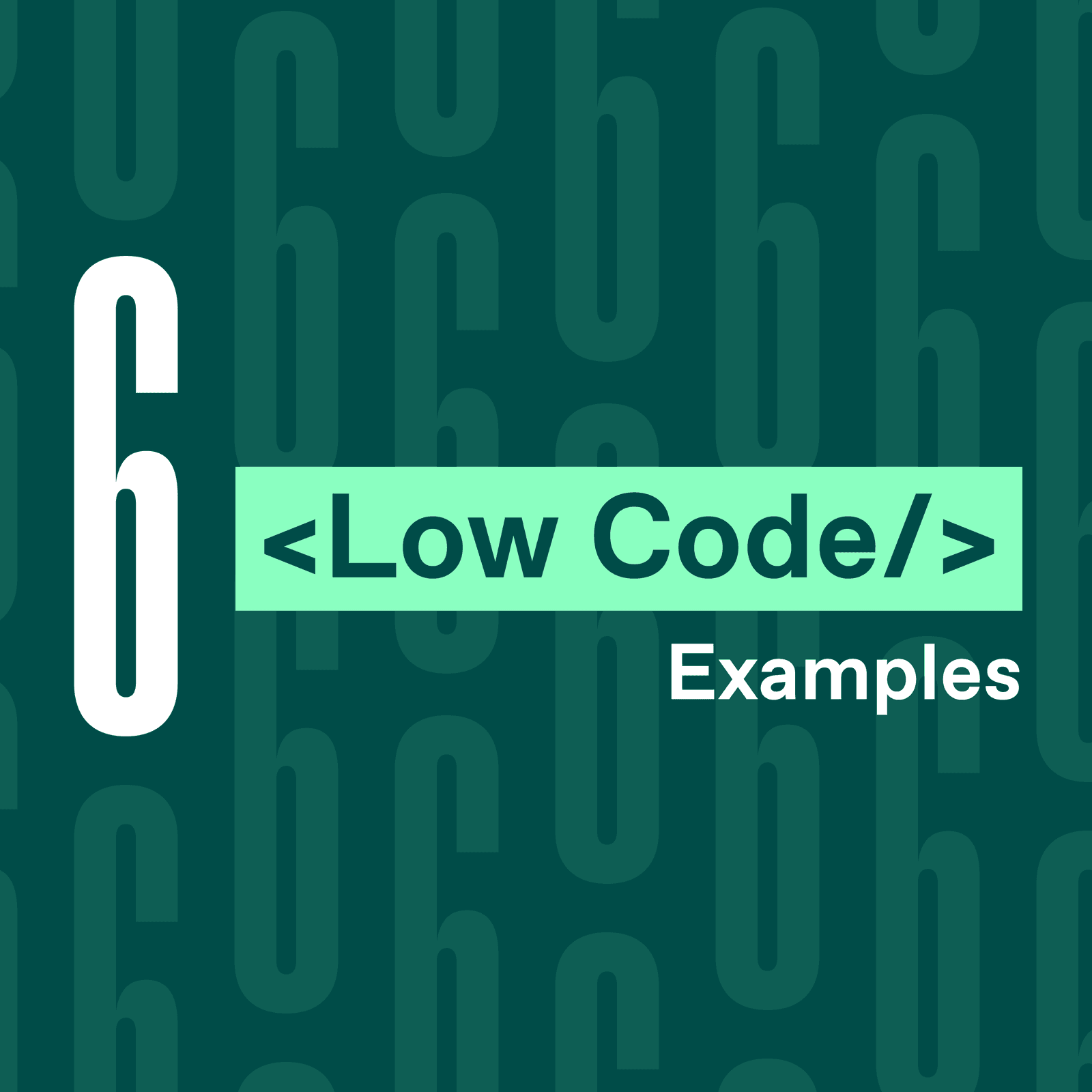 6 Low Code Examples & Use Cases for CMOs and Brand Managers